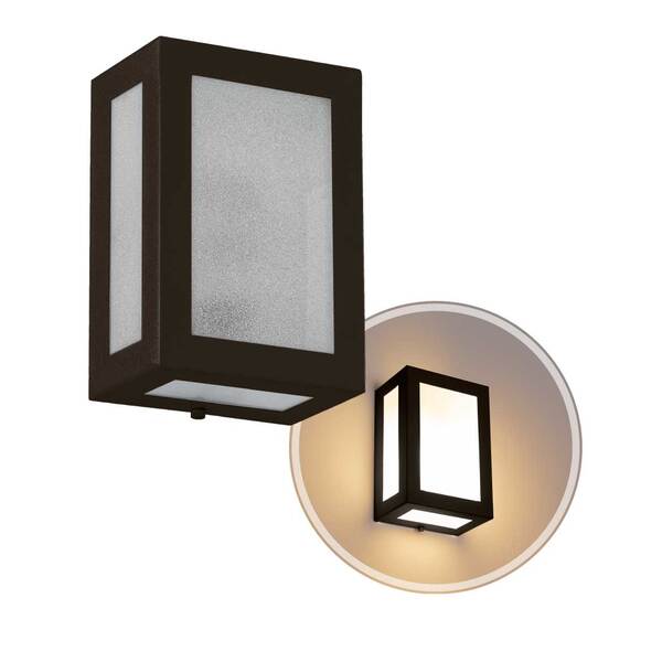 Arandela 5 vidros para lâmpada E27 luminária Marrom st569