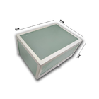 Arandela 5 Vidros Parede Muro Externa E Interna Branca