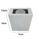 Arandela 907 2x Gu10 Branca - Ideal