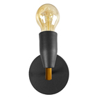 Arandela Abajur Luminária Quarto Sala Moderna Preto Dourado