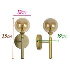 Arandela Abaporu Dourado Globo Vidro Ab Hl014 Bella + Led 1x