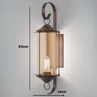 Arandela Aço Fosco Marrom 240 - Ideal