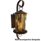 Arandela Aço Fosco Marrom 240 - Ideal