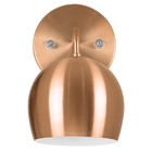 Arandela Aluminio Bola New Cobre 23x25cm