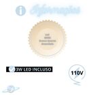 Arandela Alumínio Branca 2 Focos De Luz Led 3w 3000k 110v