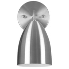 Arandela Aluminio Cone Sadan Escovado 23x25cm