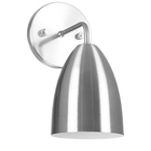 Arandela Aluminio Cone Sadan Escovado 23x25cm