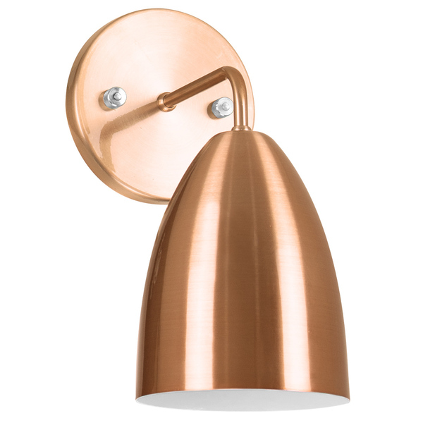 Arandela Aluminio Cone Sadan New Cobre 23x25cm