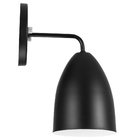 Arandela Aluminio Cone Sadan Preto 23x25cm