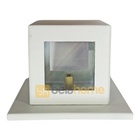 Arandela Alumínio Cubo 2 Fachos Muro Parede Int/ext Bl 08/2 B