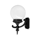 Arandela Aluminium Preto 1e27 35cm 1913/10