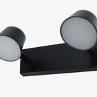 Arandela Andy Redonda Preto 28cm Led 14w 3000k Bivolt