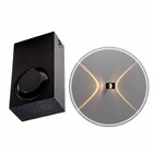 Arandela Arc 2 Fachos 60º Em Alumínio Externa Led 2w 3000k Pt