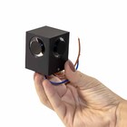 Arandela Arc 4 Fachos Preta Alumínio Externa Led 4w Br. Quent