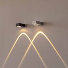 Arandela Arc De Alumínio Externa Branca Led 1w Br. Quente Opu