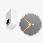 Arandela Arc De Alumínio Externa Branca Led 1w Br. Quente Opu