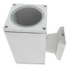 Arandela Are 1 Foco Facho Externa Metal + Led Par20 Branco Fr