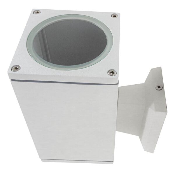 Arandela Are 1 Foco Facho Externa Metal + Led Par20 Branco Fr