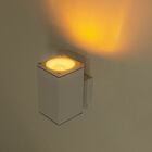 Arandela Are 1 Foco Facho Externa Metal + Led Par20 Branco Fr