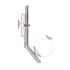 Arandela Aro Angular Jabuticaba Branco Harmony