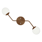 Arandela Aro Cobre Jabuticaba Globo De Vidro Orby