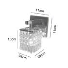 Arandela Arsaga Plus Hunter Trade De Cristais Legítimos K9 Pa