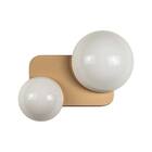 Arandela Artemis 2 Globos Ouro Fosco P/ 2x G9 Vl007-mg Starlu