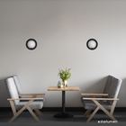 Arandela Artemis Globo Preto Fosco Vidro P/ 1x G9 Vl010 Starl