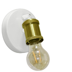Arandela Articulad Touch Nordic Spot Branc/dourado + Lampa60
