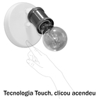 Arandela Articulada Touch Nordic Spot Preto/cobre