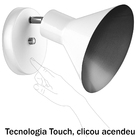 Arandela Articulada Touch Retro Tenesse Escovado