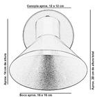 Arandela Articulada Touch Retro Tenesse Escovado