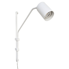 Arandela Articulada Turim Branco Texturizado E Cabo Com Inter