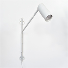 Arandela Articular Com Cabo E Interruptor Branco Texturizado