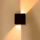 Arandela Astral Preto Led 4w 3000k Fachos Ajustáveis St1627