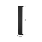 Arandela Astraled Wezar 40cm Led Bivolt Preto - 3000k - Luz A