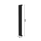 Arandela Astraled Wezar 60cm Led Bivolt Preto - 3000k - Luz A