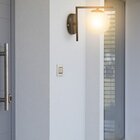 Arandela Avant Pérola Preto Para 1 Lâmpada E27 Bivolt Preto