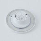 Arandela Balizador Disco Sobrepor Br Led 6w Branco Quente Del