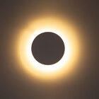 Arandela Balizador Disco Sobrepor Br Led 6w Branco Quente Del