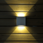 Arandela Balizador Led Pix Ajustável Ip65 2 Fachos Luz Quente