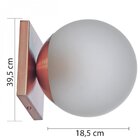 Arandela Ball Rose Gold