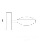 Arandela Beep Dourado Led 9w 3000k Bivolt Kw009g Bella