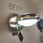 Arandela Beep Dourado Led 9w 3000k Bivolt Kw009g Bella