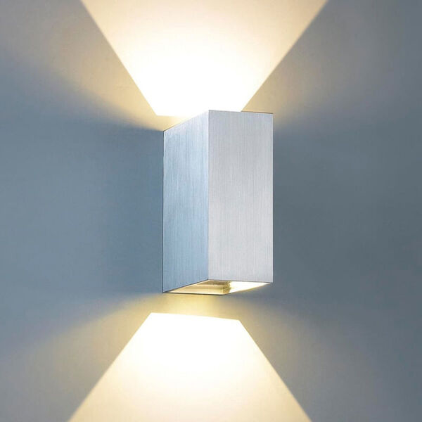Arandela Bella Brick Led 5w Branco 5cmx10cmx15cm W1905w