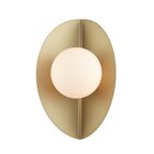 Arandela Bella Cacau 15x14x25cm G9 25w Dourado Hl009