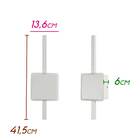 Arandela Bella Lina 6x41x13cm Led Branco Cd003w