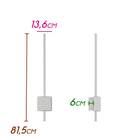 Arandela Bella Lina 6x81x13cm Led Branco Cd004w