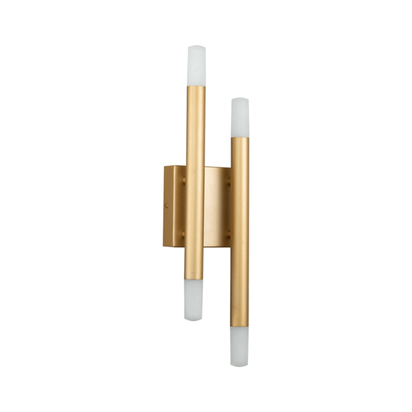 Arandela Bella Manacá 12x7x47cm Led Dourado Bd004