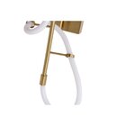 Arandela Bella Mantra Dourado 15x40cm 8w 2700k 600lm Oc013